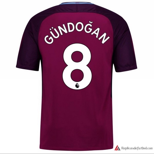 Camiseta Manchester City Segunda equipación Gundogan 2017-2018